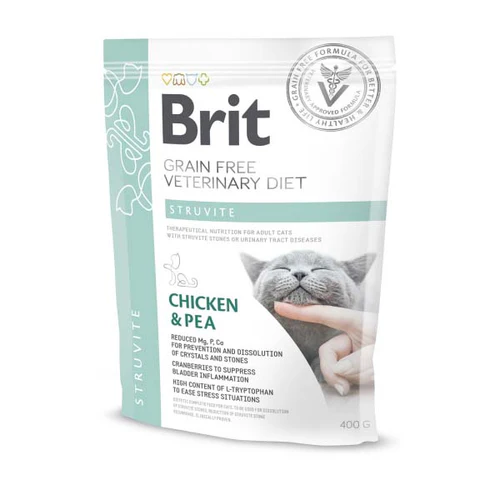 Brit Veterinary Diet
      
      
      BRIT VD Cat Struvite, za rastapanje struvitnih kamenaca, bez žitarica
