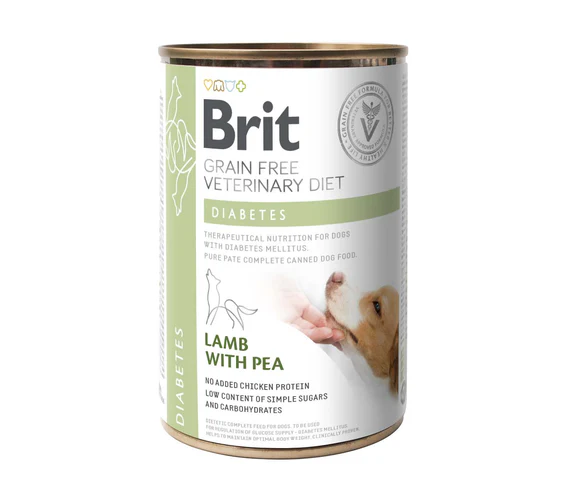Brit Veterinary Diet
      
      
      BRIT VD Dog Diabetes, regulacija snabdevanja glukozom, bez žitarica, 400g