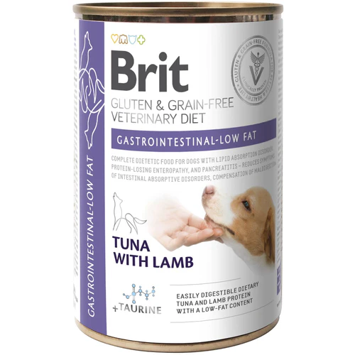 Brit Veterinary Diet
      
      
      BRIT VD Dog Gastrointestinal Low Fat, kod poremećaja varenja, bez žitarica, 400g