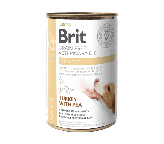 Brit Veterinary Diet
      
      
      BRIT VD Dog Hepatic, podrška funkciji jetre, bez žitarica, 400g