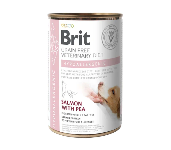 Brit Veterinary Diet
      
      
      BRIT VD Dog Hypoallergenic, kod nepovoljnih reakcija na hranu, bez žitarica 400g