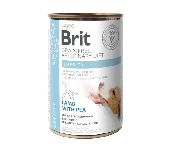 Brit Veterinary Diet
      
      
      BRIT VD Dog Obesity, za redukciju i regulaciju telesne mase, bez žitarica, 400g