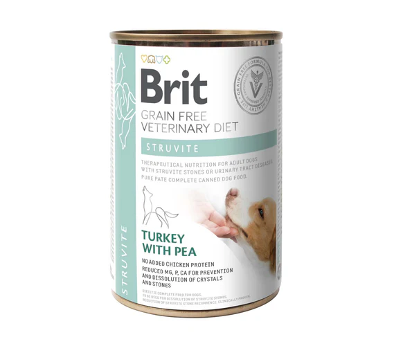 Brit Veterinary Diet
      
      
      BRIT VD Dog Struvite, za rastapanje struvitnih kamenaca, bez žitarica, 400g