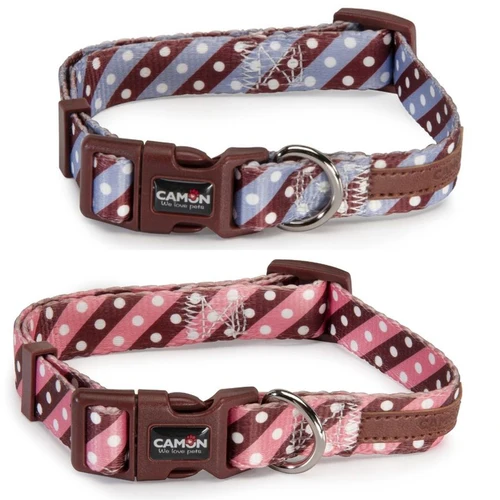 Camon
      
      
      OUTLET  Ogrlica za pse i mačke Twill Dot, Roze, 15x300-400mm