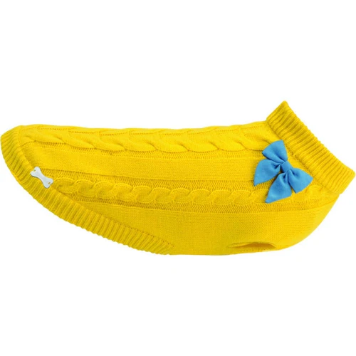 Camon
      
      
      OUTLET  Pulover za pse Stoccolma s pletenicama i mašnom, Žuti *45cm