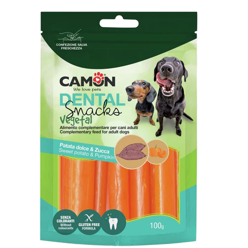 Camon
      
      
       Poslastica za pse dental, slatki krompir i bundeva, 100g