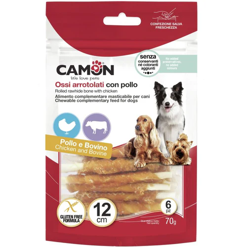 Camon
      
      
       Rollie Chew Poslastica za pse Štapići s Piletinom 3kom, 17cm/140g