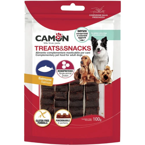 Camon
      
      
       Treat&Snack Poslastica za pse Losos, monoproteinska, bez glutena, 100g