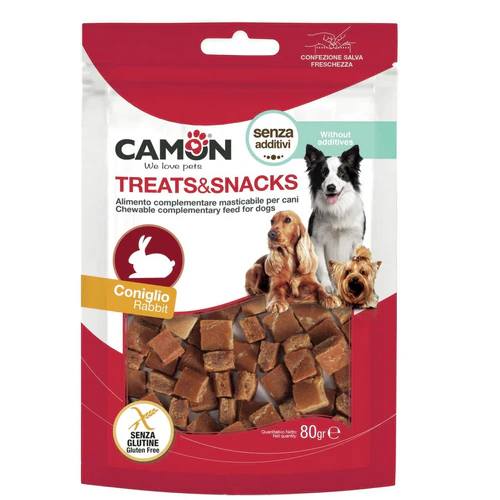 Camon
      
      
       Treats&Snacks Poslastica za pse Kocke sa Zečetinom 80g