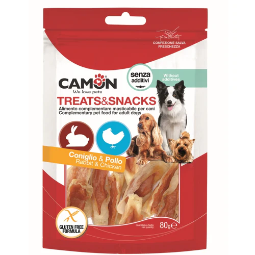 Camon
      
      
       Treats&Snacks Poslastica za pse Zečje uši, 80g