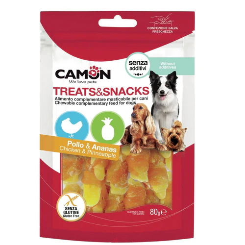 Camon
      
      
       Treats&Snacks Poslastice za pse Piletina i Ananas 80g