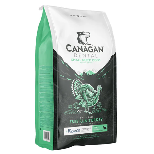 Canagan
      
      
       Dental Small Breed, ćuretina i piletina, za pse, bez žitarica, 6kg