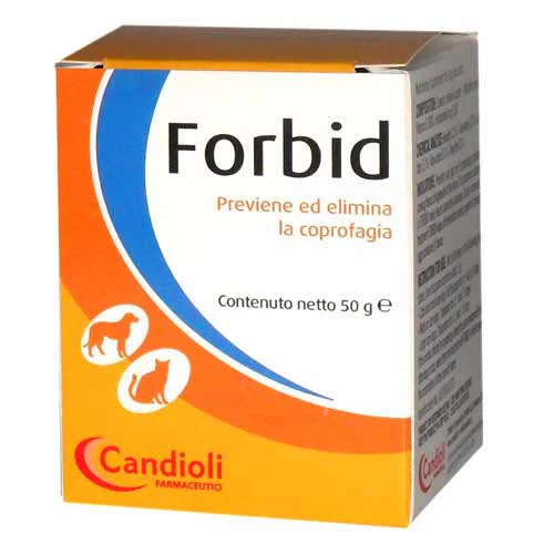 Candioli
      
      
       Prah za pse i mačke Forbid za sprečavanje koprofagije 50g