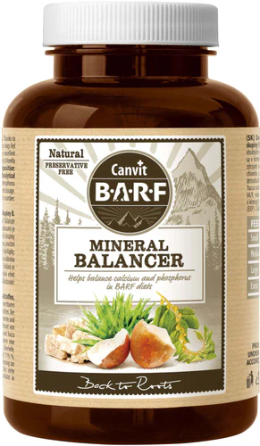 Canvit
      
      
       Barf Mineral Balancer u prahu, kalcijum, za štenad i mlade pse, 260g