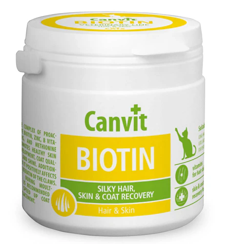 Canvit
      
      
       Biotin tablete - Hair & Skin, za sjajnu dlaku, za mačke 100g