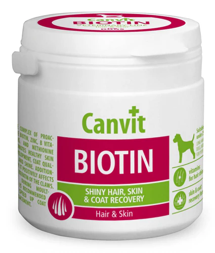 Canvit
      
      
       Biotin tablete - Hair & Skin, za sjajnu dlaku, za pse
