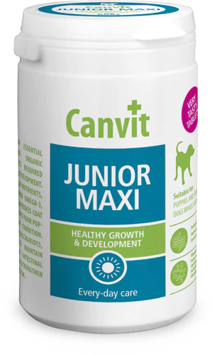 Canvit
      
      
       JUNIOR Maxi tablete, podrška rastu i razvoju, za štence, 230g