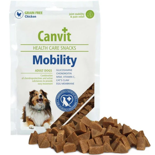 Canvit
      
      
       Mobility  poslastica za pse s Piletinom, bez žitarica 200g