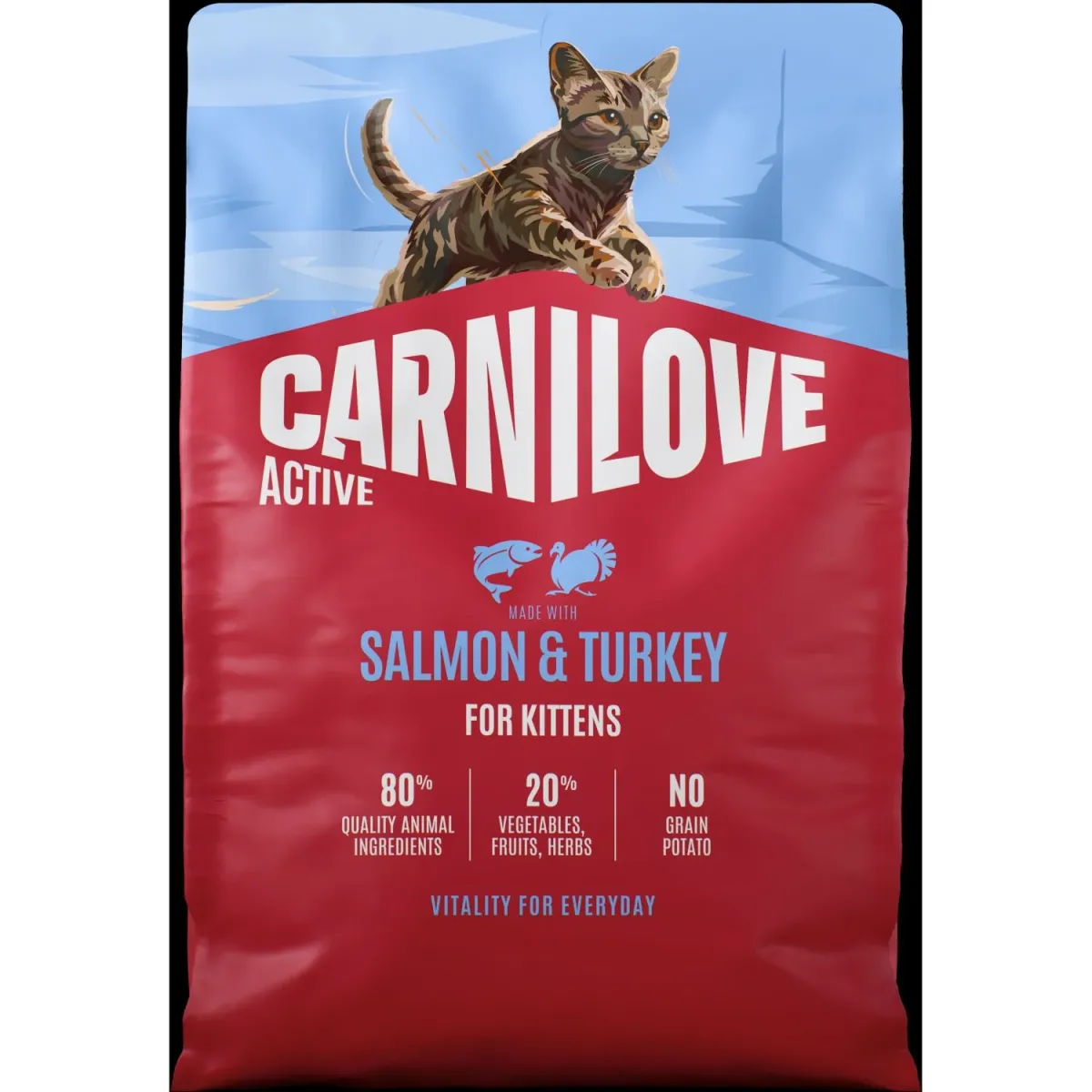 CARNILOVE Active mačke losos i ćuretina za mačiće 2kg