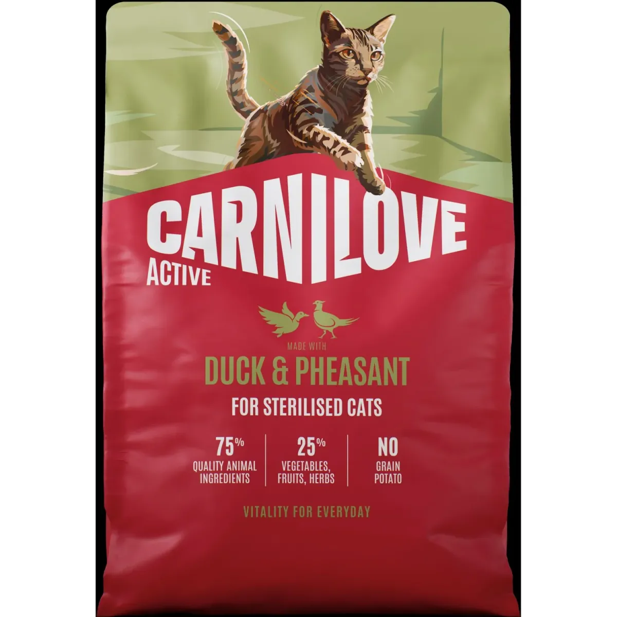CARNILOVE Active mačke ster. pačetina i fazan 2kg