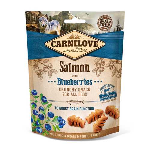 Carnilove
      
      
       Crunchy hrskava poslastica za pse, s lososom i borovnicom, 200g