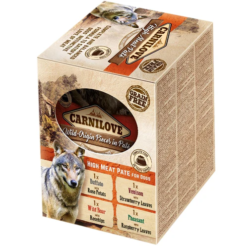 Carnilove
      
      
       Dog, Multipack, pašteta bez žitarica, (4x300g) 1200g