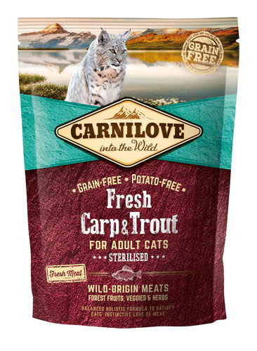 Carnilove
      
      
       Fresh Sterilised, Šaran i Pastrmka, bez žitarica