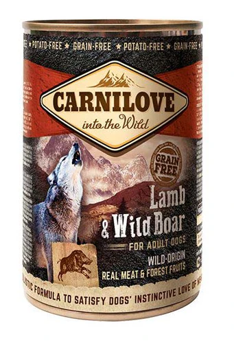 Carnilove
      
      
       Jagnjetina i vepar, komadi pravog mesa u pašteti, 400g
