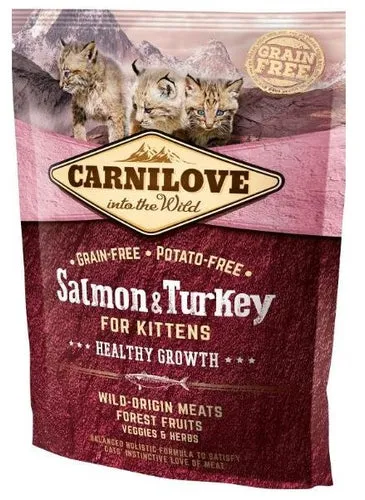 Carnilove
      
      
       KITTEN Losos i ćuretina, bez žitarica