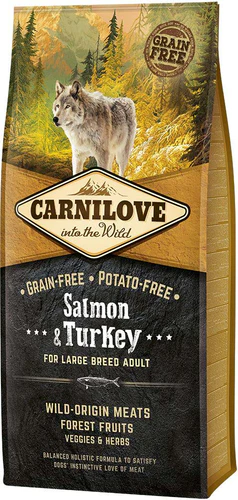 Carnilove
      
      
       Large Breed Losos i ćuretina, bez žitarica