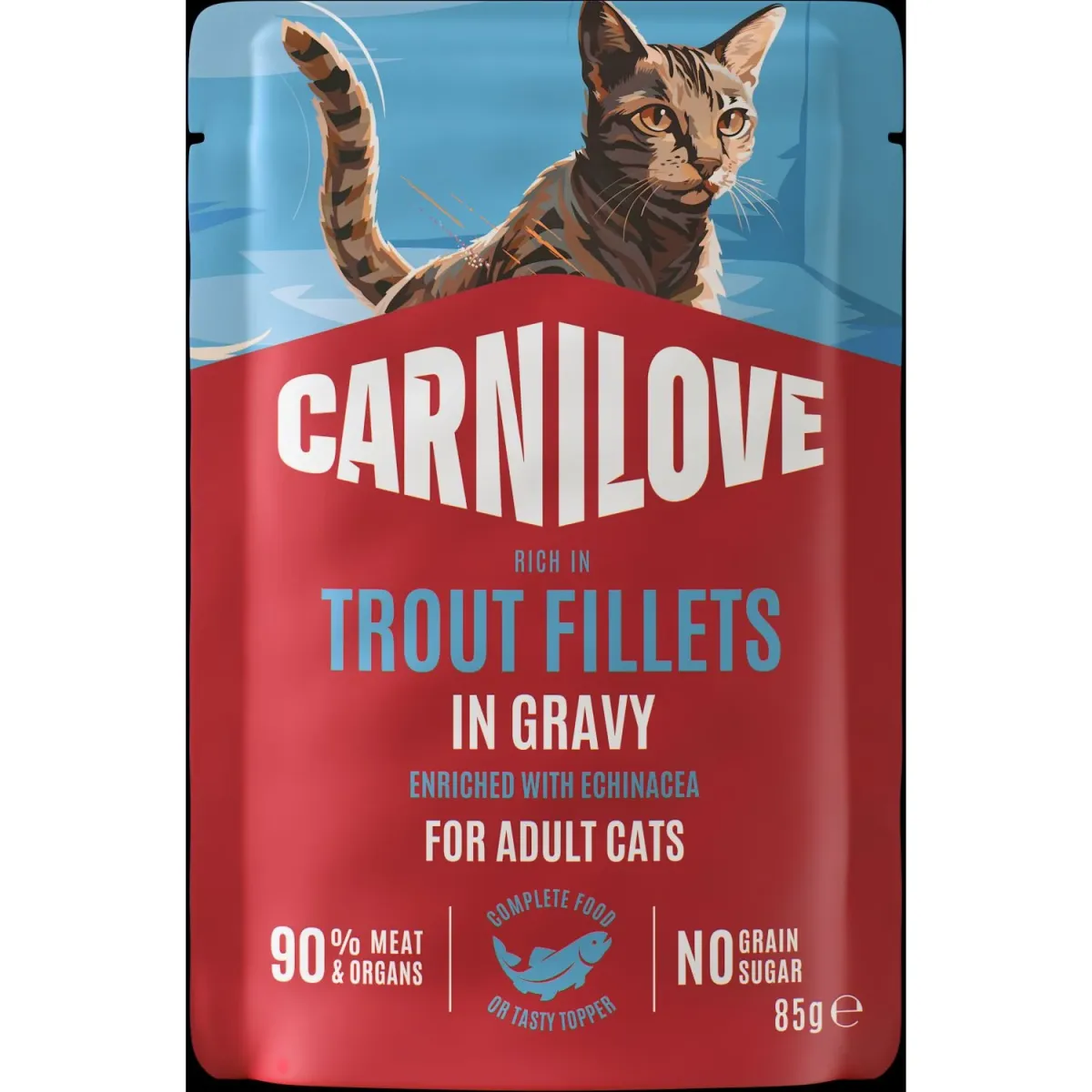 CARNILOVE mačke kesica GRAVY pastrmka sa ehinaceom 85g