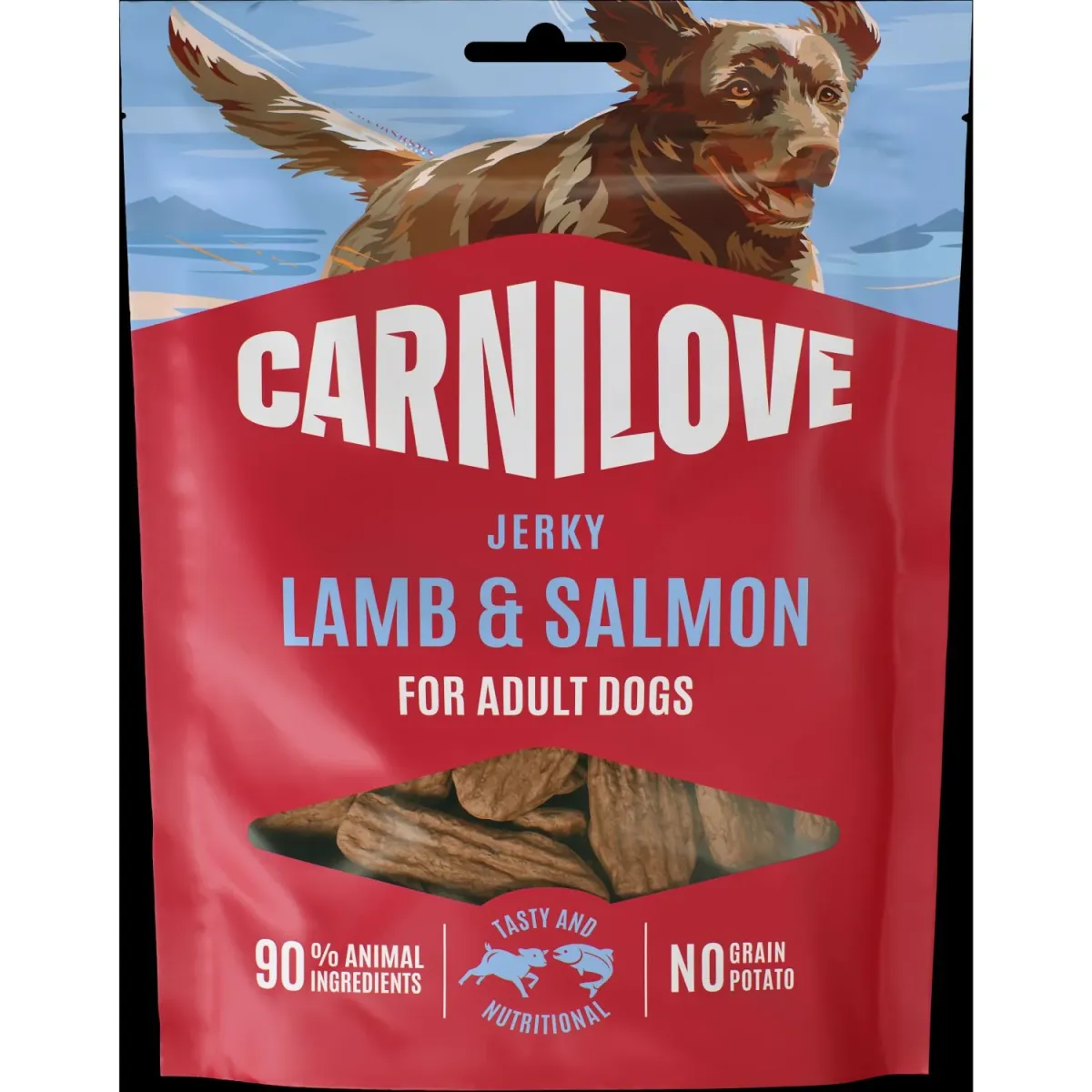 CARNILOVE psi Jerky jagnjetina sa lososom 100g
