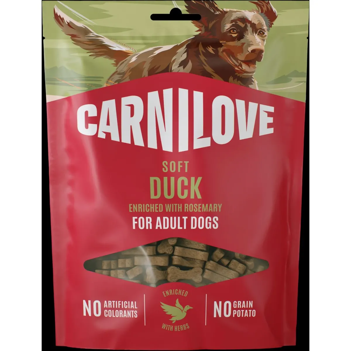 CARNILOVE psi Soft poslastica pačetina sa ruzmarinom 200g