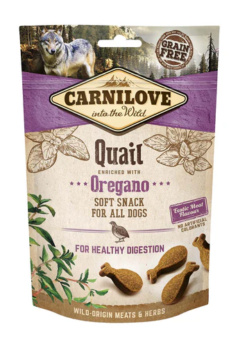 Carnilove
      
      
       SemiMoist meka poslastica za pse, s prepelicom i origanom, 200g