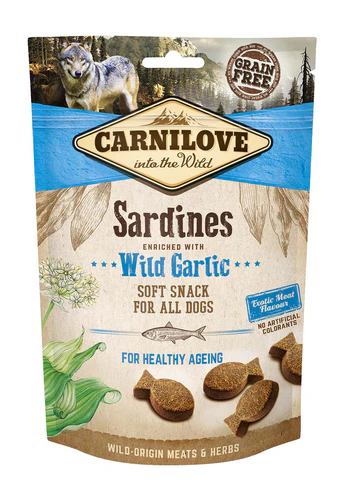 Carnilove
      
      
       SemiMoist meka poslastica za pse, sa sardinom i belim lukom, 200g