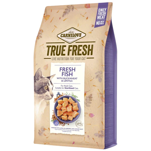 Carnilove
      
      
       True Fresh riba, bez žitarica i krompira