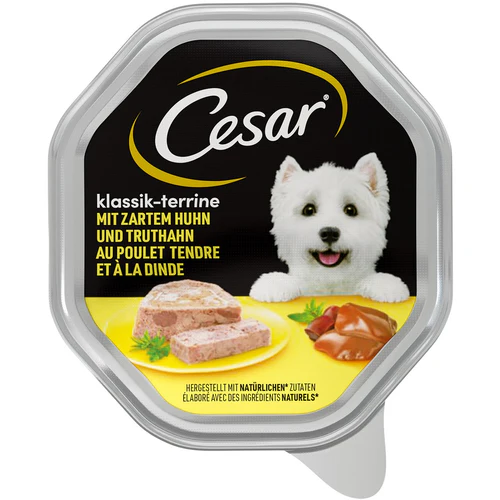 Cesar
      
      
       Classics Pašteta za pse s ćuretinom i piletinom, 150g