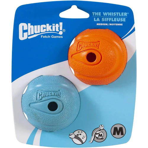 ChuckIT!
      
      
       Igračka za pse Lopta The Whistler, zvučna, 2 kom, M, 6,5cm