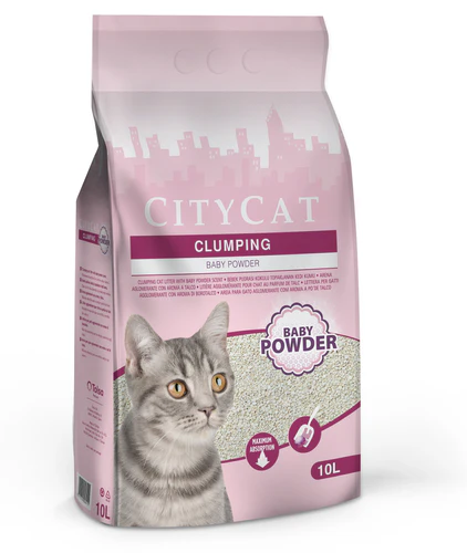 CityCat
      
      
       Baby Powder grudvajući mineralni posip za mačke, s mirisom, 10L
