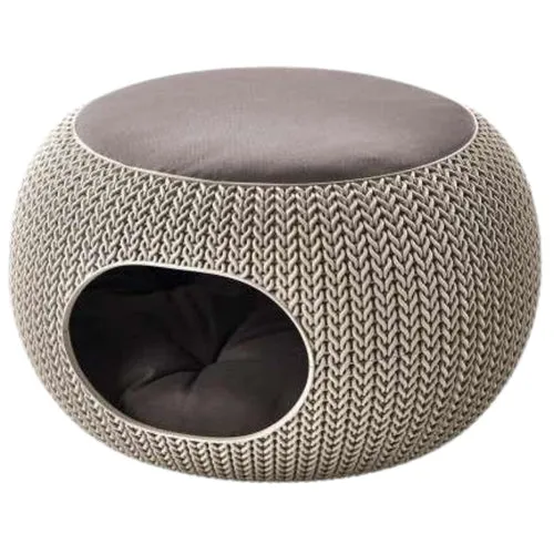Curver
      
      
       Krevet za kućne ljubimce sa dva jastuka Rattan Cozy, Bež, 57x57x33cm