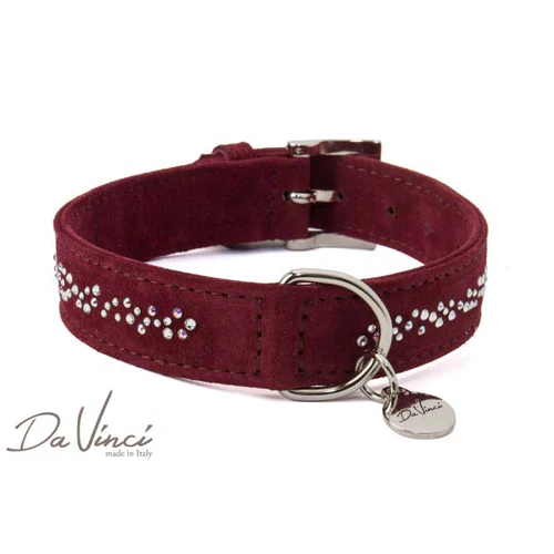 Da Vinci
      
      
      OUTLET LEO PET Ogrlica za pse DaVinci, Swarovski, Bordo