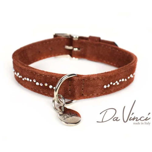 Da Vinci
      
      
      OUTLET LEO PET Ogrlica za pse DaVinci, Swarovski, Braon