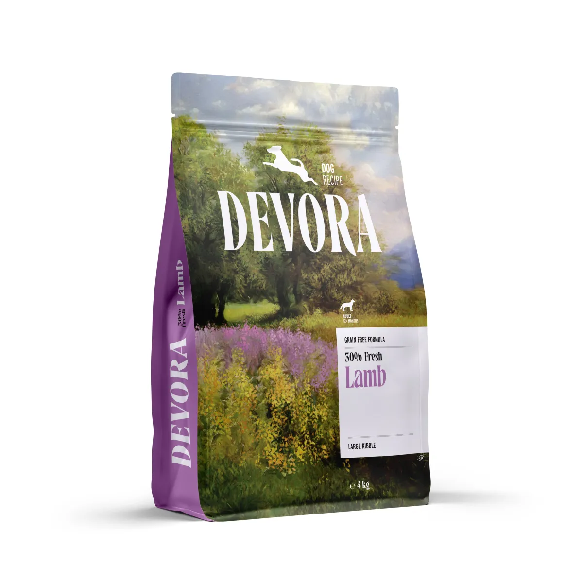 DEVORA Dog Grain Free Large, s jagnjetinom