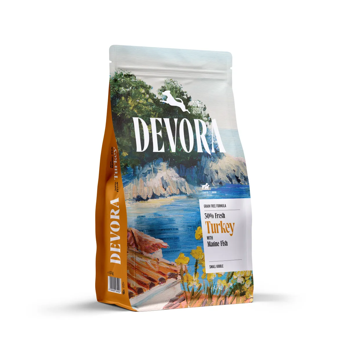 DEVORA Dog Grain Free Starter &amp; PUPPY, s ćuretinom