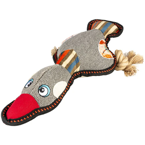 Duvo+
      
      
       Igračka za pse Patka, zvučna, Siva, 33x13x6cm
