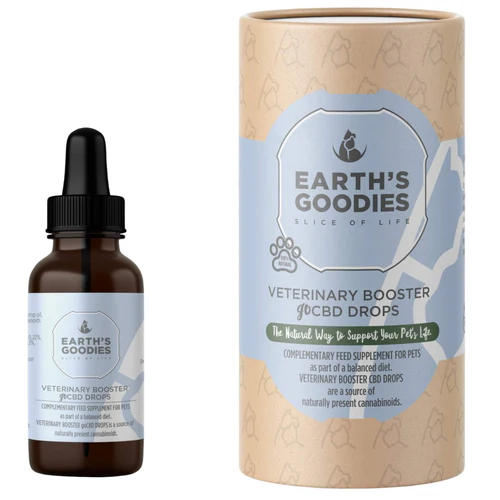 Earths goodies
      
      
      EARTHs Goodies Kapi za kućne ljubimce Veterinary booster GoCBD Drops 5%, 500mg