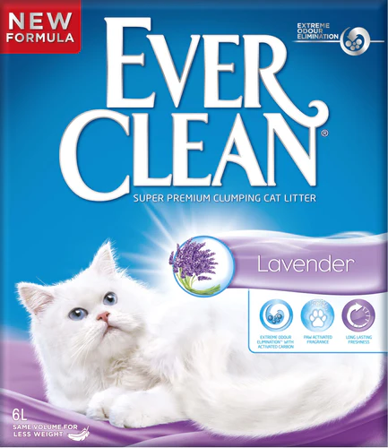 Ever Clean
      
      
       Lavander gudvajući mineralni posip za mačke, s mirisom, 10L