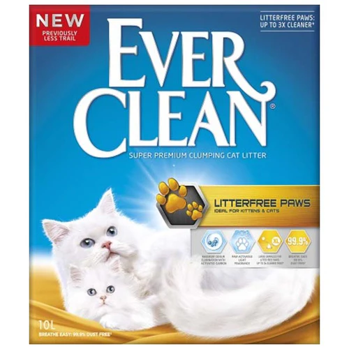 Ever Clean
      
      
       Litterfree Paws gudvajući mineralni posip za mačke, s mirisom, 10L