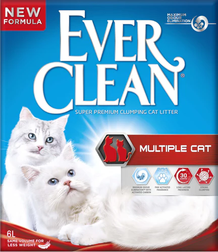 Ever Clean
      
      
       MultipleCat Paws gudvajući mineralni posip za mačke, s mirisom, 10L