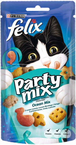 Felix
      
      
       Party Mix, poslastica za mačke Ocean Mix, 60g